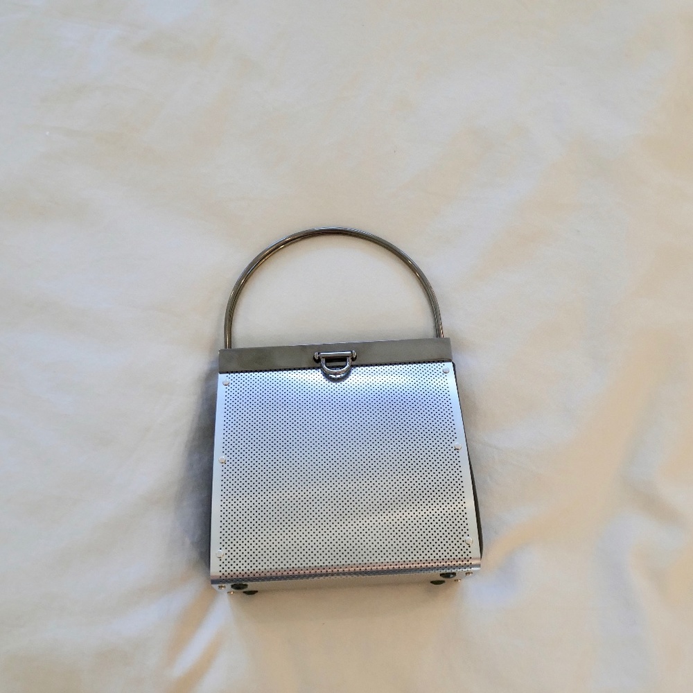 NEVER USED Wendy Stevens stainless steel handbag